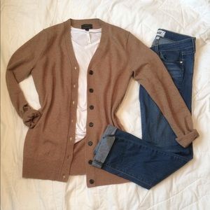 JCrew wool/cashmere blend cardigan